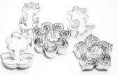 Cutting Designz Team Up... Flowers (Bloemen) - theme cutter set (koekvormen)