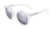 BY-ST6 oversized vintage transparante zonnebril voor vrouwen