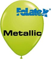 Ballonnen Metallic Appelgroen - 25 stuks