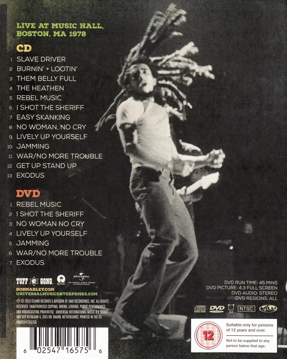 Easy Skanking In Boston 78 (Limited Edition) (CD+DVD), Bob Marley & The