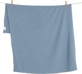 QUAX TRICOT - DEKENTJE - ON THE GO XL - BLUE