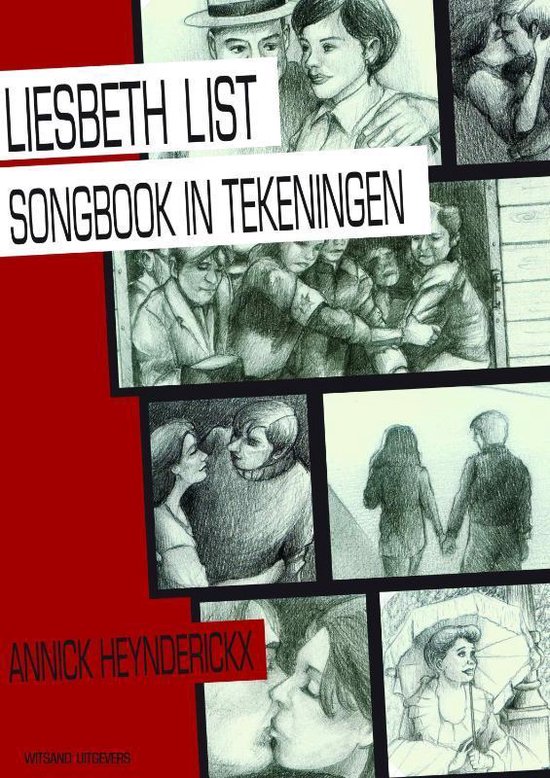 Cover van het boek 'Liesbeth List songbook in tekeningen' van Annick Heynderickx