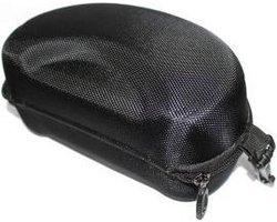 Luxe Ski & Snowboard brillenkoker / Goggle opberg hard case box kleur Zwart