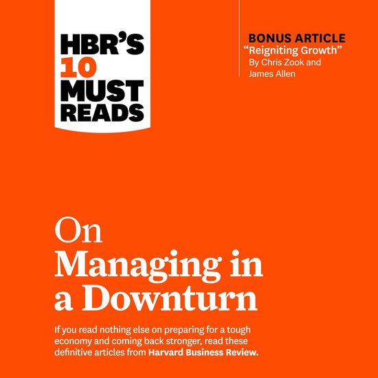 HBR's 10 Must Reads on Managing in a Downturn - cover