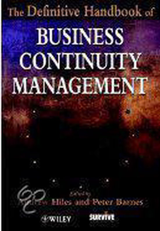 The Definitive Handbook Of Business Continuity Management - cover