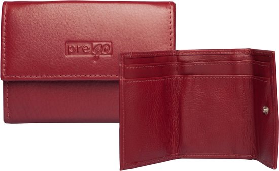 Prego Basic Portemonnee Klein Rood 98516