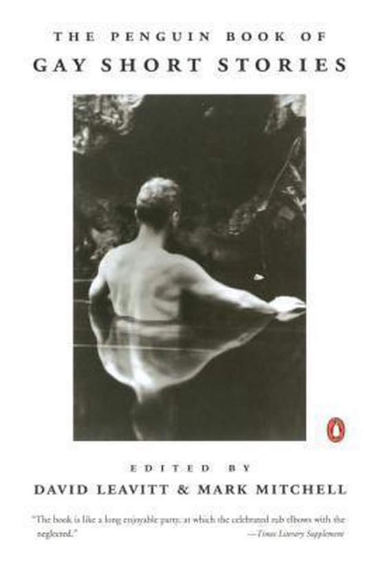 Het Penguin Book of Gay Short Stories: man in water, geredigeerd door David Leavitt & Mark Mitchell.