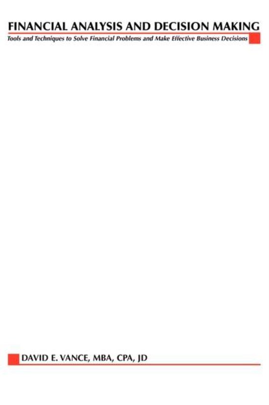 Financial Analysis and Decision Making - cover