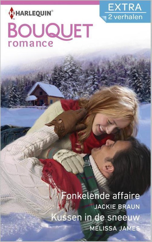 Cover van het boek 'Fonkelende affaire; Kussen in de sneeuw'