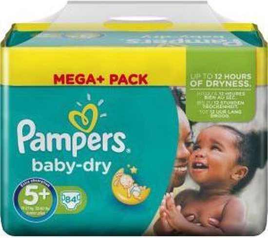 Pampers Baby Dry maat 5+ 84 stuks | Pampers | bol.com