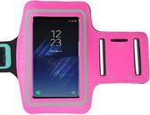 Geschikt voor Samsung Galaxy S8 Roze Sport Armband hoesje