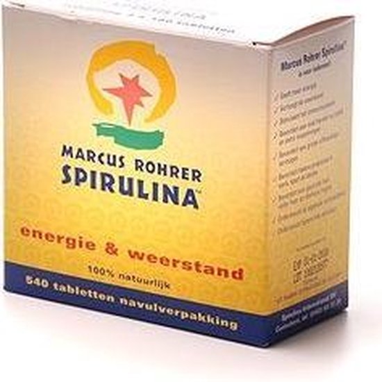 Besluit vlees toewijzen Marcus Rohrer Spirulina Energie & Weerstand Navulverpakking - 540 Tabletten  | bol.com