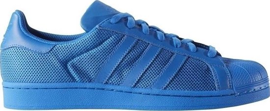 Adidas Originals Superstar Heren Blauw Maat 40 2/3 | bol.com