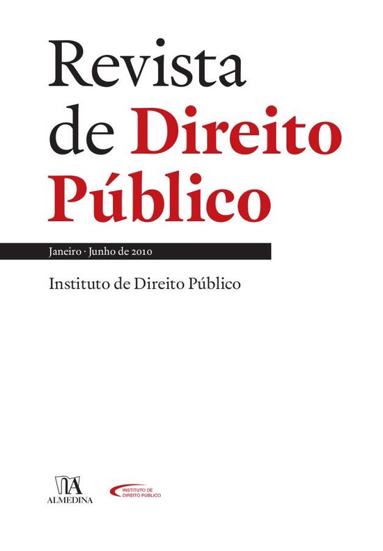 Revista de Direito Público - Ano II, N.º 3 - Janeiro/Junho ... - cover