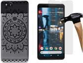 MP Case screenprotector + Gratis Tribal back cover voor Google Pixel 2