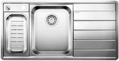 Blanco spoelbak Axis II 6-S-IF 516529 vlakbouw rechts.