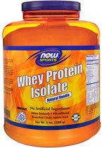 Whey Protein Isolate Natural Vanilla (2268 g) - Now Foods