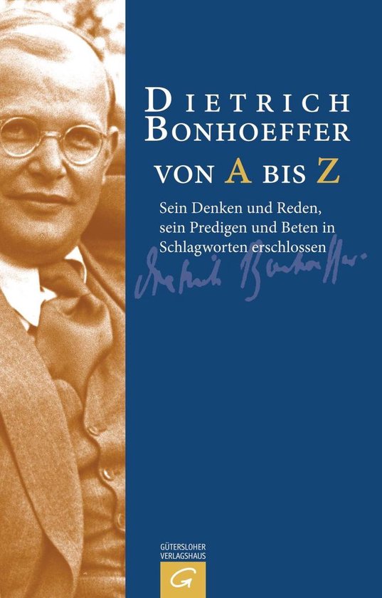 Dietrich Bonhoeffer von A bis Z - cover