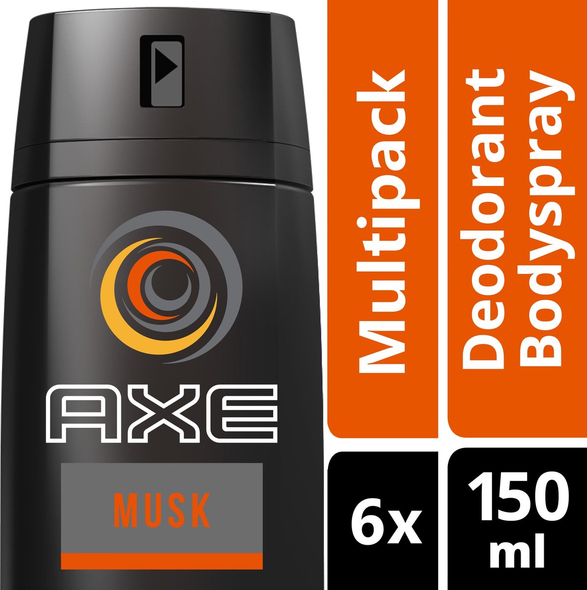 Axe Musk For Men - 150 ml - Deodorant Spray - 6 stuks - Voordeelverpakking  | bol.com