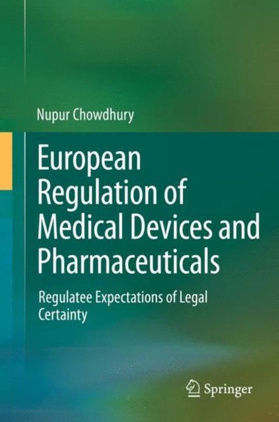 European Regulation of Medical Devices and Pharmaceuticals - cover