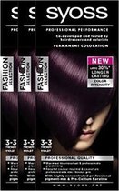 Syoss Colors Creme 3-3 Trendy Violet Value Pack