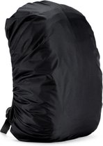 BlezLiving - luxe universele regenhoes voor rugzak - tas bescherming 35 liter - waterdicht - zwart