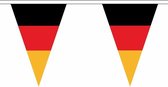 Polyester vlaggenlijn Duitsland 5 meter - Landen vlaggen versiering en feestartikelen