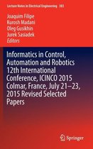 Informatics in Control, Automation and Robotics 12th International Conference