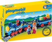 Playmobil 1.2.3 Train étoilé avec passagers et rails
