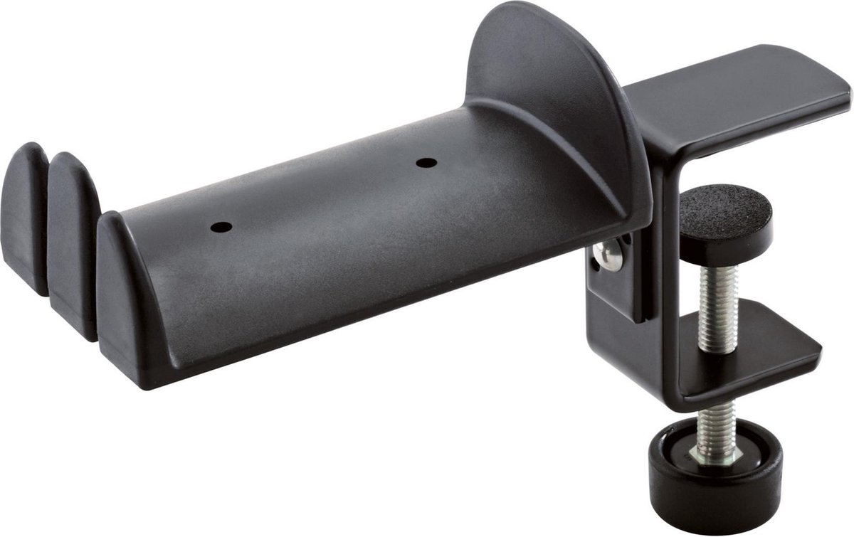 K&M 16090 Hoofdtelefoonstandaard Zwart