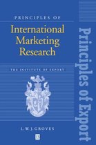 Principles of International Marketing Research