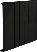 Design radiator horizontaal aluminium mat zwart 60x66cm 777 watt -  Eastbrook Peretti