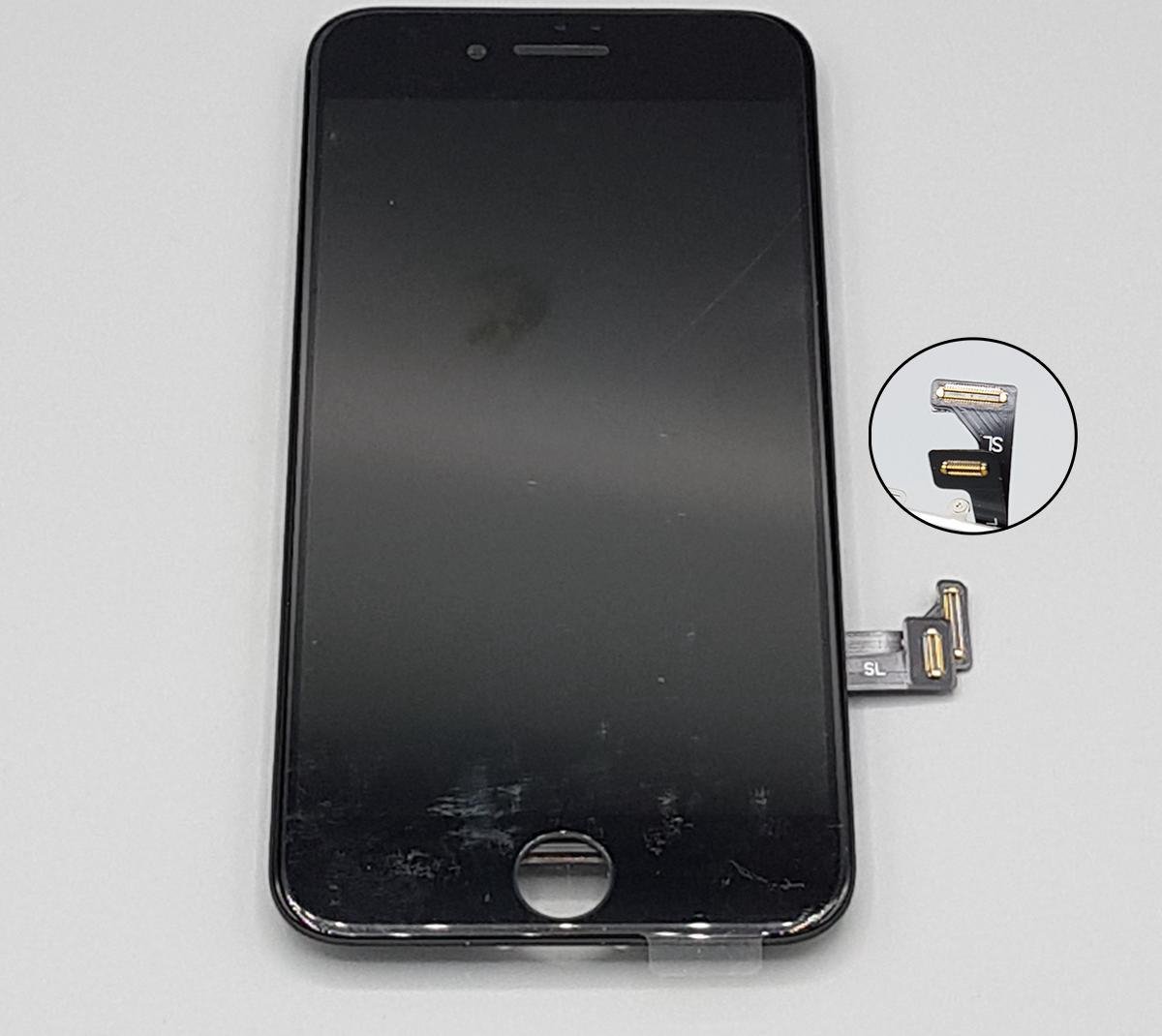 Voor IPhone 7 lcd scherm zwart- AA+ - inclusief toolkit en 3M tape