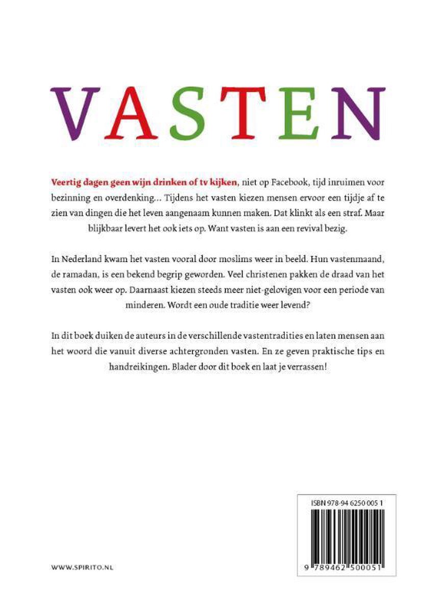 Vasten - back cover
