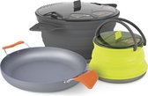 Sea to Summit X-Set 32 Campingkookset inklapbaar - Pan 2.8L, Koekepan, Ketel - Alu/siliconen