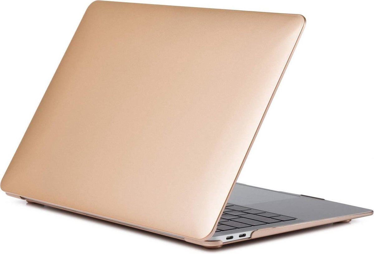 Macbook Case voor New MacBook Air 2018 13 inch (A1932) - Laptopcover - Metallic Koper Goud