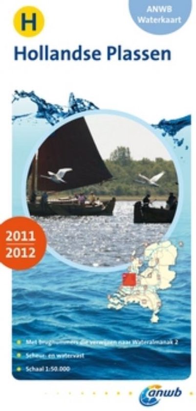 Cover van het boek 'Waterkaart H Hollandse Plassen / 2011/2012'
