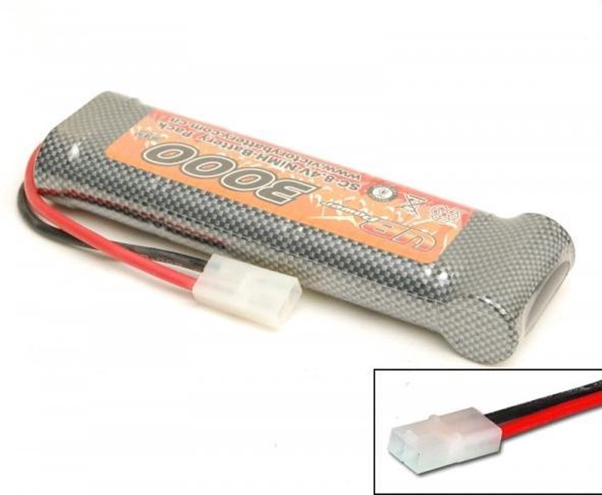 RC accu 8.4V 3000mAh, Tamiya connector