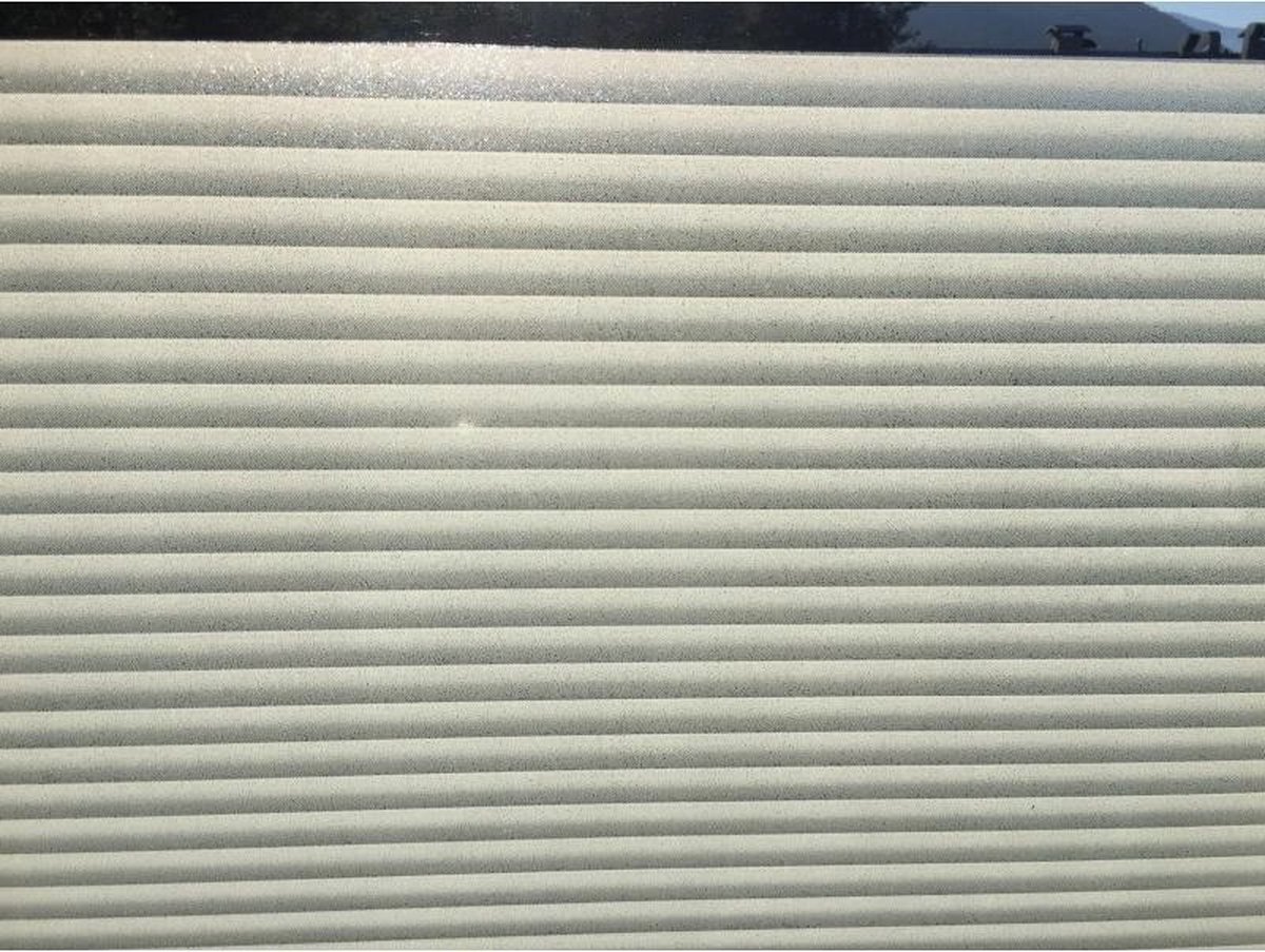 raamfolie met horizontale strepen - meer privacy - privacy raamfolie - strepen motief - Anti-inkijk 68 x 300 cm raamfolie met strepen - Merkloos