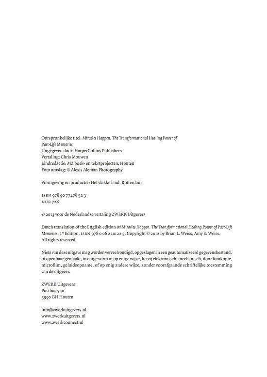 Achterpagina van boek met ISBN, uitgever en copyright informatie.