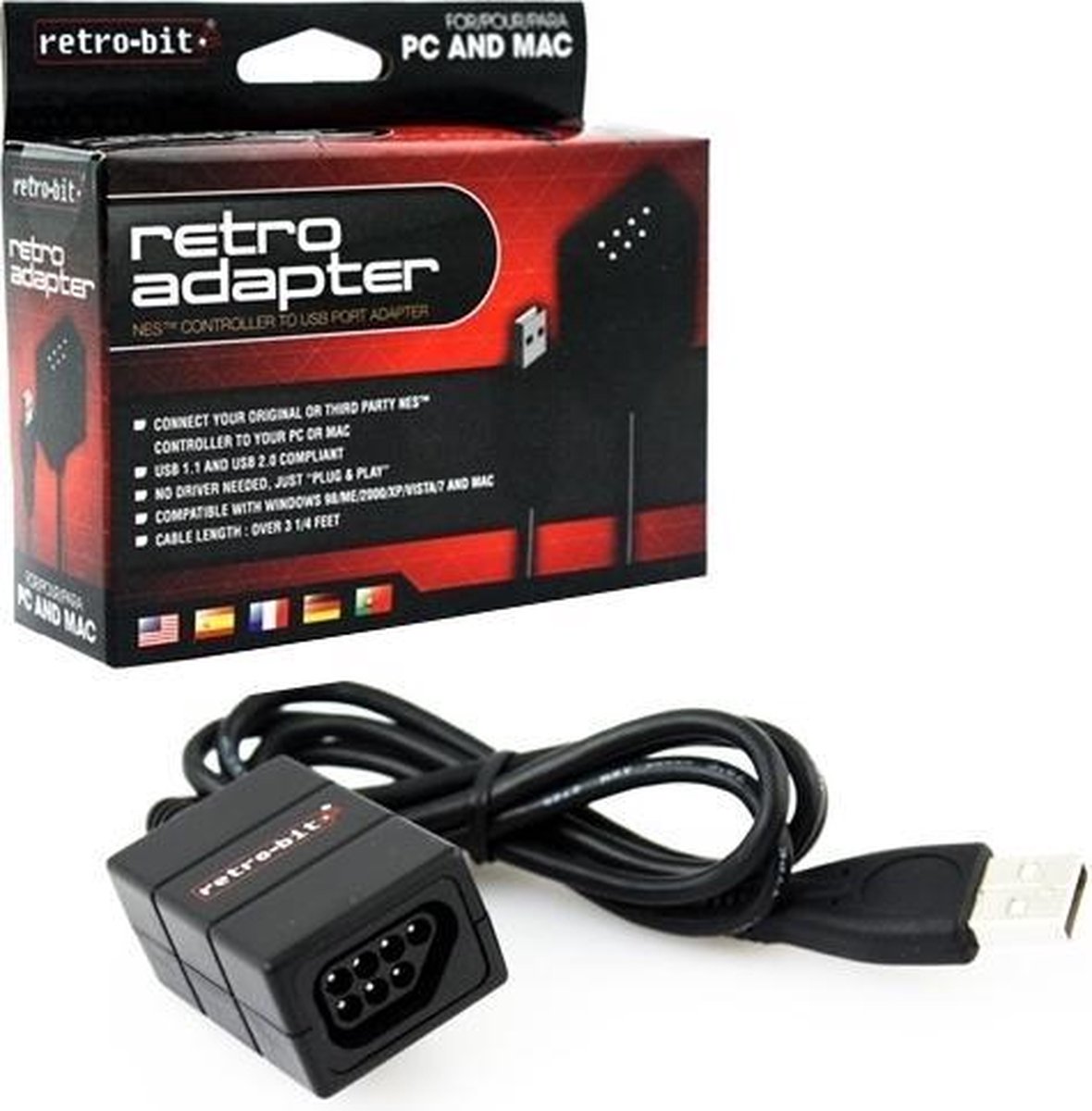 NES Retro Adapter to USB Retro-Bit | bol.com