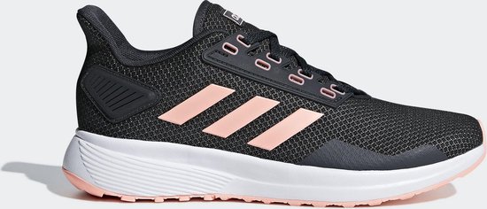 adidas Duramo 9 Hardloopschoenen Dames - Carbon/Clear Orange/Ftwr White adidas Duramo 9 Hardloopschoenen Dames - Carbon/Clear Orange/Ftwr White