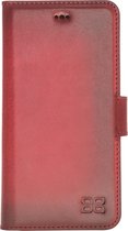 Bouletta Lederen Apple iPhone Xr Hoesje - Wallet Case - Dark Red