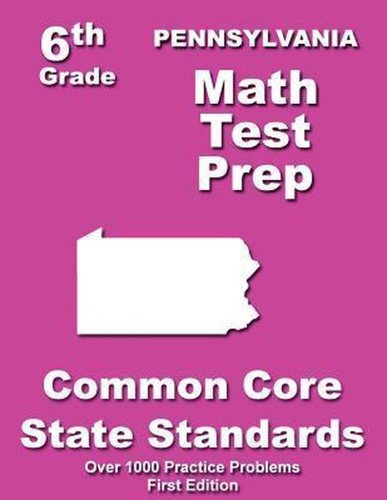 Pennsylvania 6th Grade Math Test Prep - cover