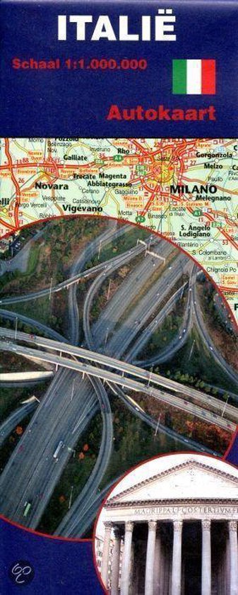 Italië Landkaart, Wegenkaart, Autokaart (1:1.000.000) - cover