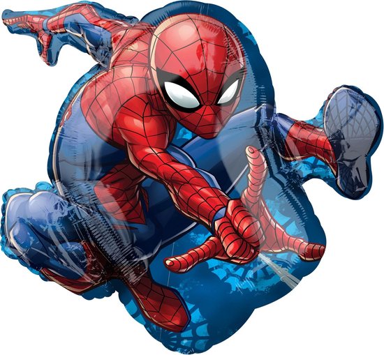 AMSCAN - Aluminium - Spiderman ballon - leeg - 1 stuks