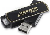 Integral 32GB Secure 360 Encrypted USB 3.0 lecteur USB flash 32 Go USB Type-A 3.2 Gen 1 (3.1 Gen 1) Noir, Or