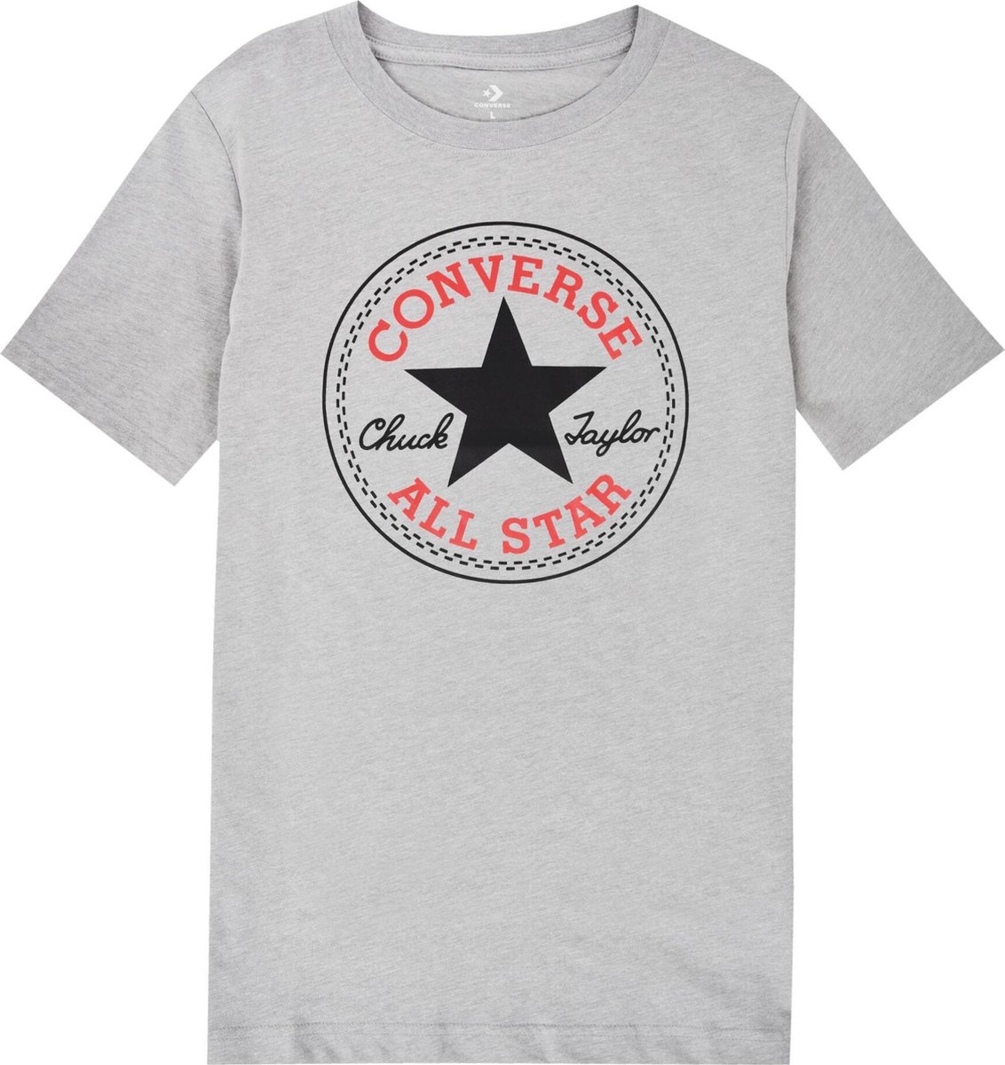 Converse Jongens T-shirt Dark Heather Grijs