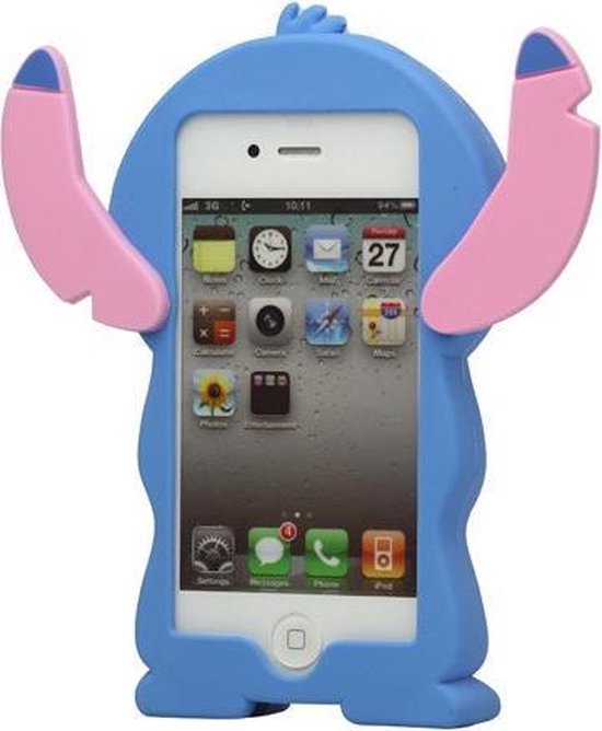 vers Zielig agitatie iPhone 4/4s Stitch hoesje 3D silicone case | bol.com
