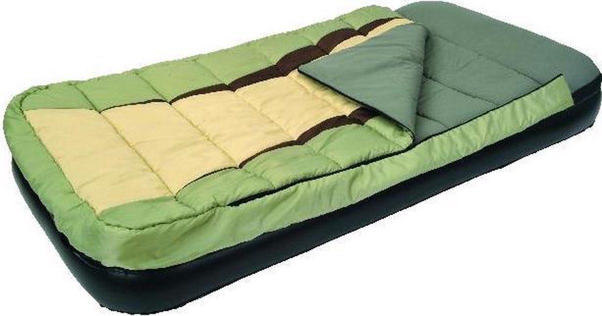 Camping luchtbed met slaapzak comfort | bol.com